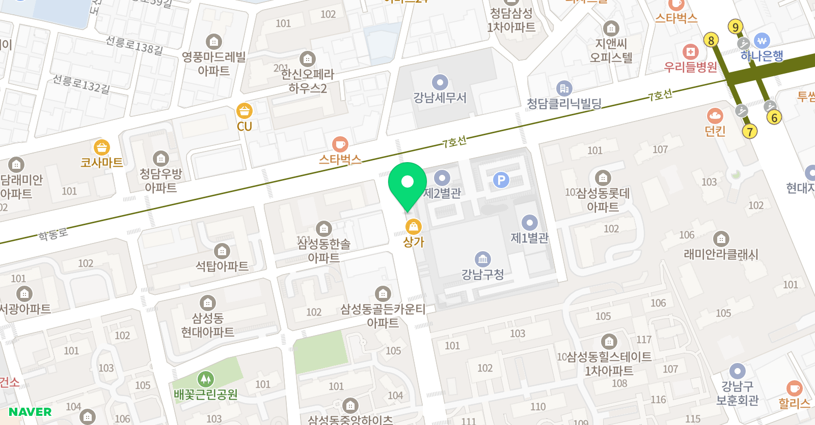 위더스 학원 위치
