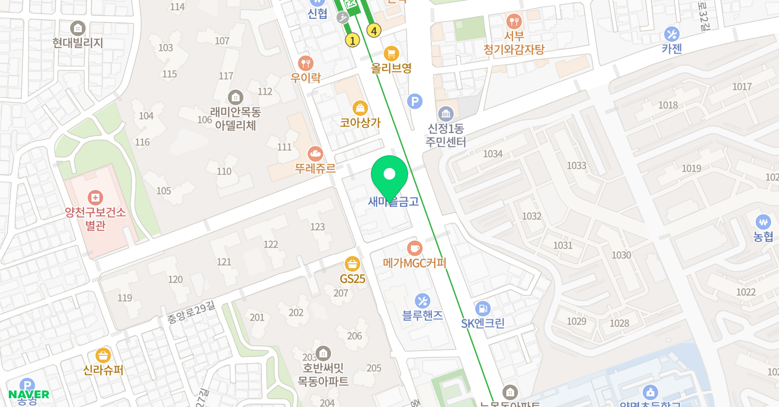 서진 영어수학 위치