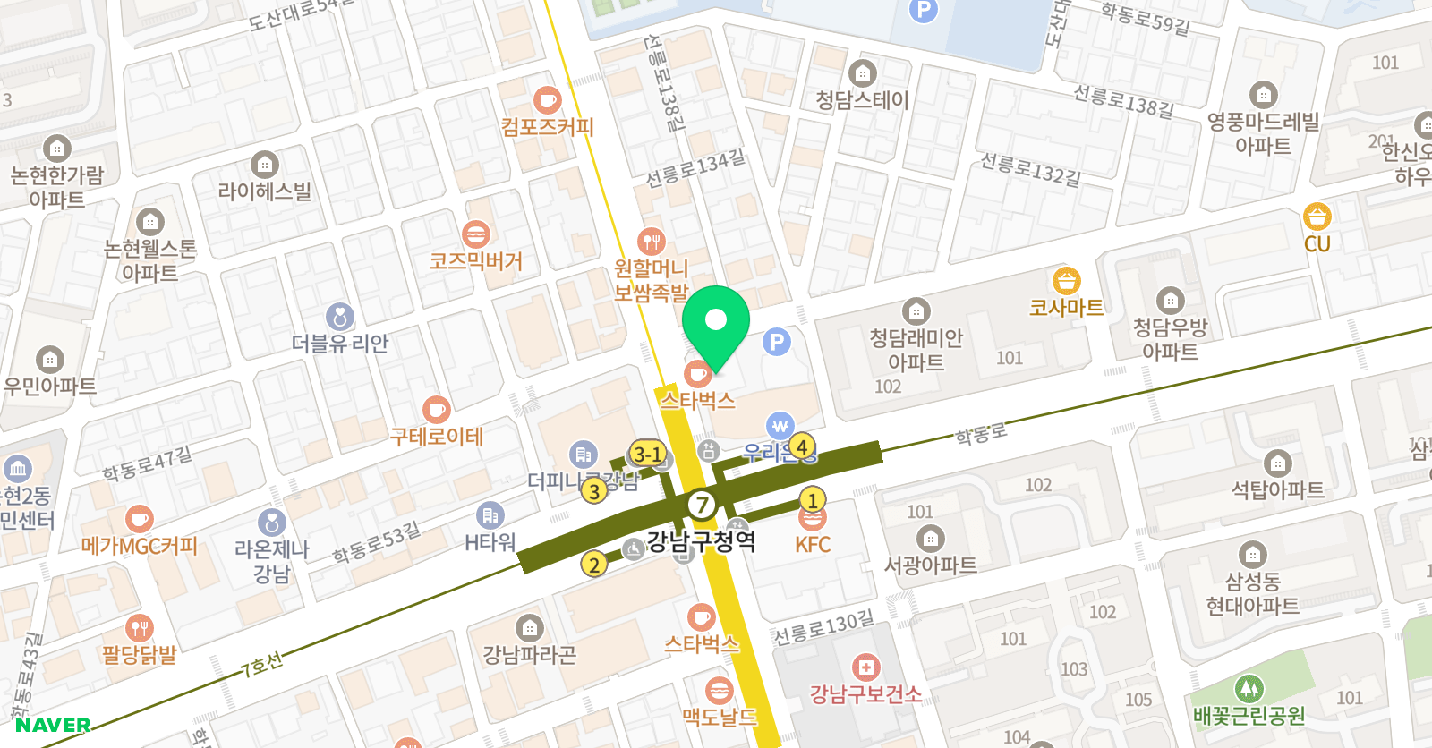 더로얄홀딩스 위치