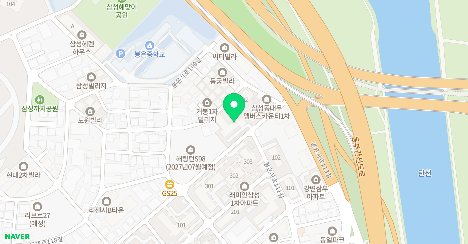 아트앤하트 서울 삼성 삼부아그레빌점 위치