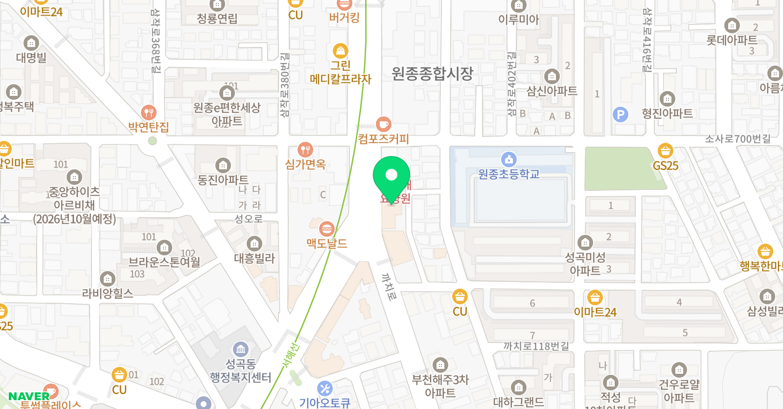 부천 JS 축구클럽 위치
