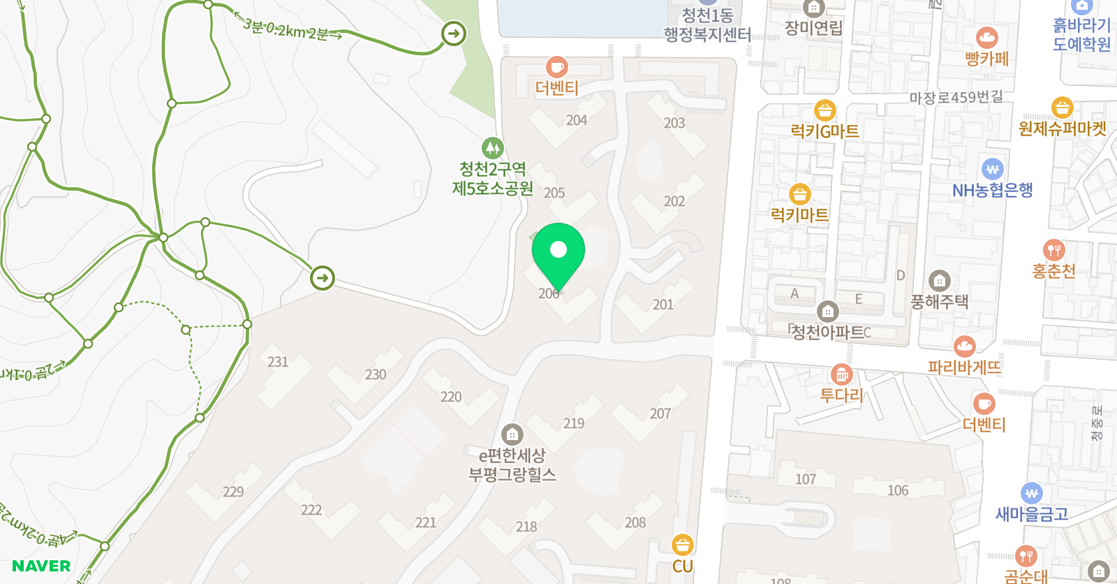 기탄사고력교실 부평그랑힐스점 위치