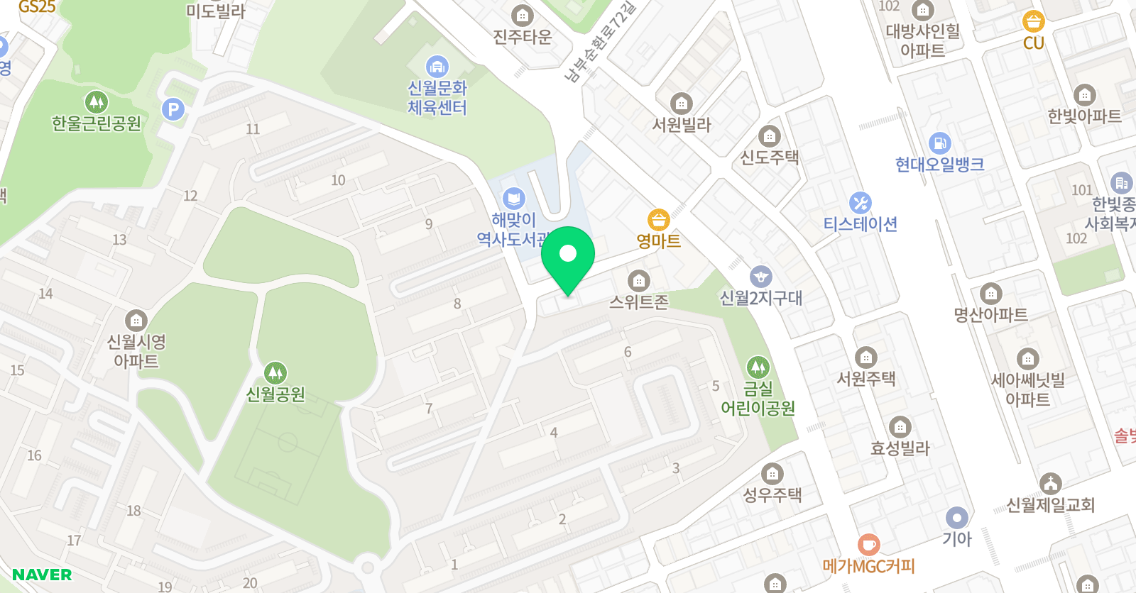 비룡 태권도장 위치