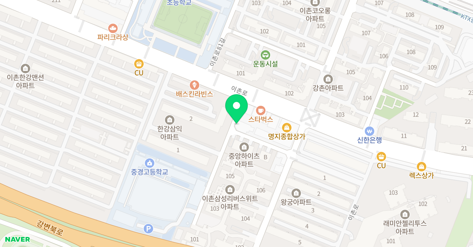 민수학본원 학원 위치