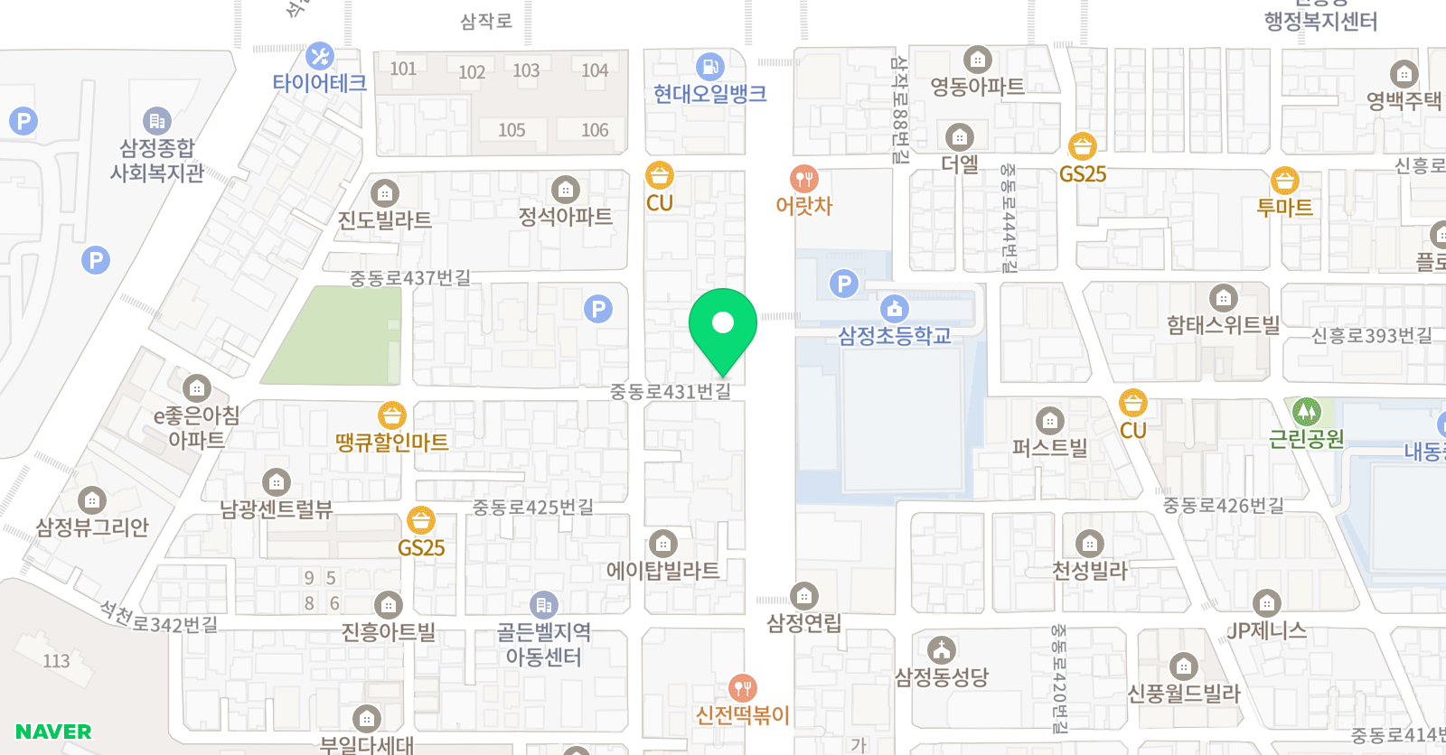 형상 미술학원 위치