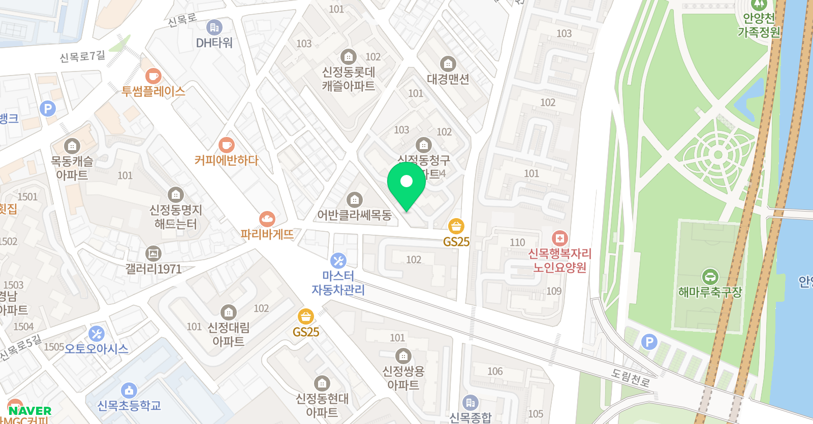 파르베 미술학원 위치