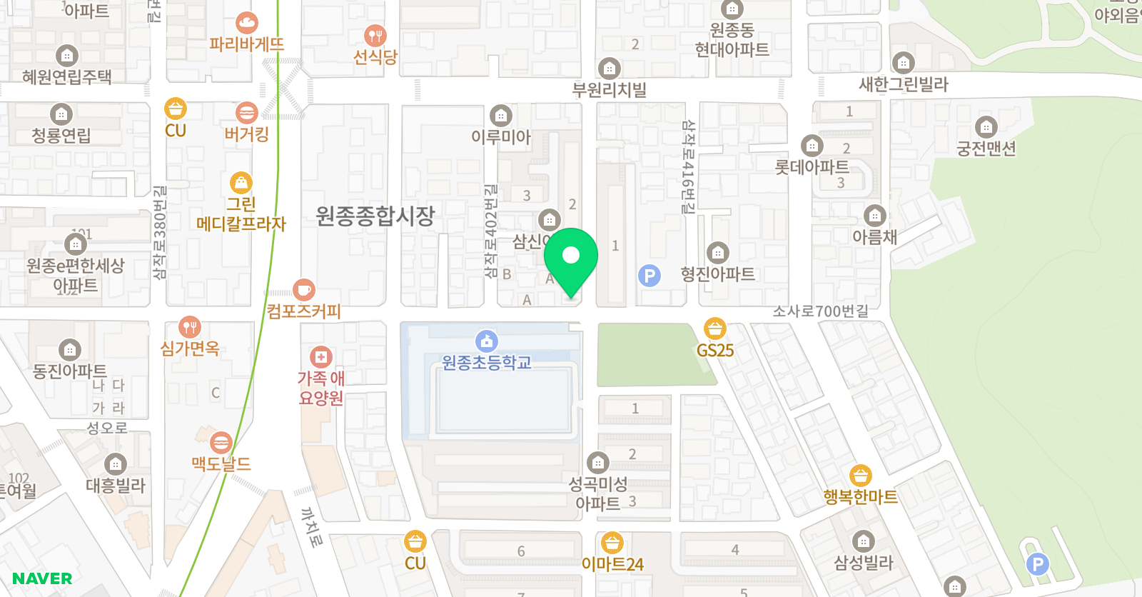 애플 음악학원 위치