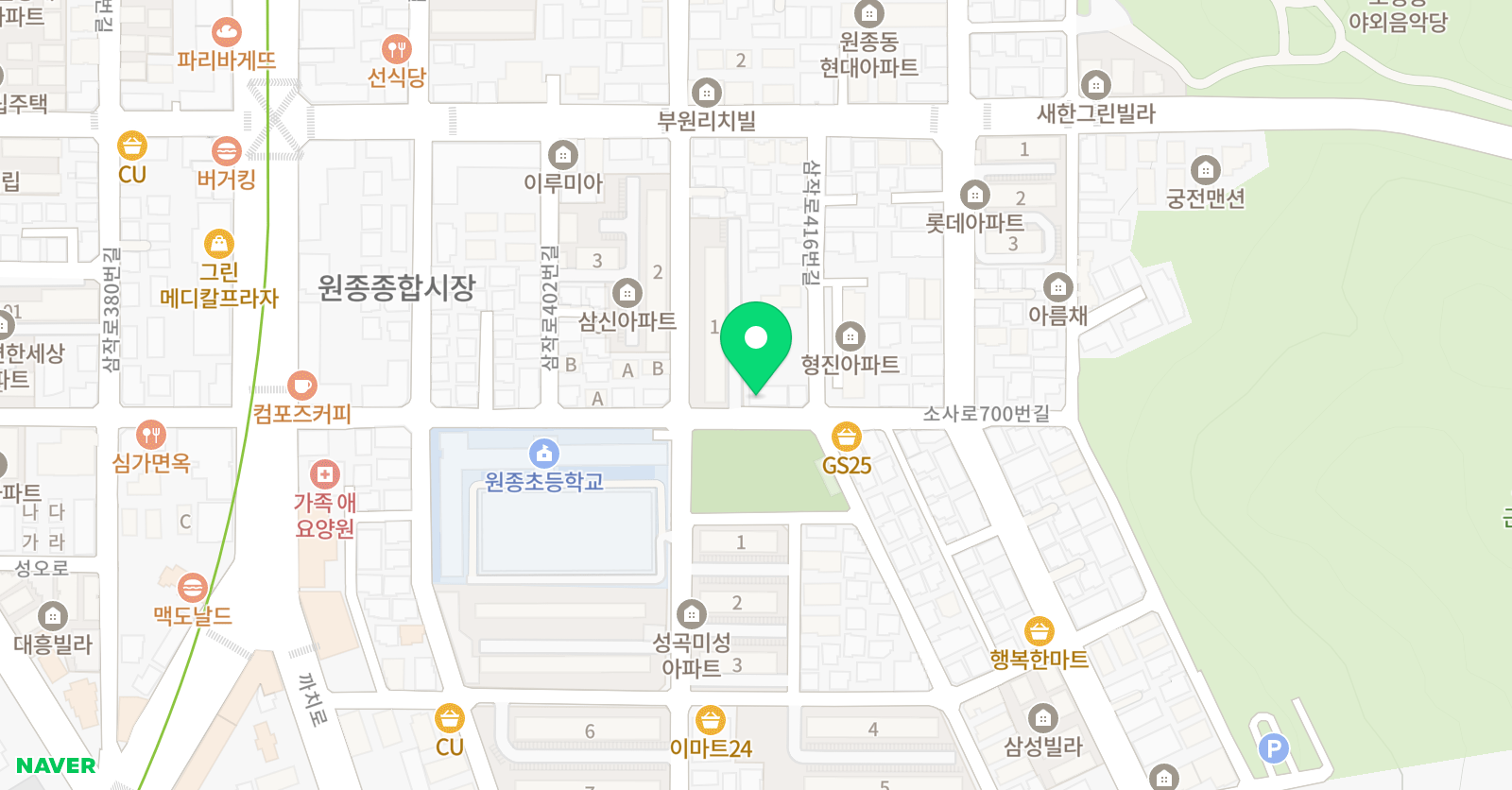 꿈꾸는 플루트교습소 위치