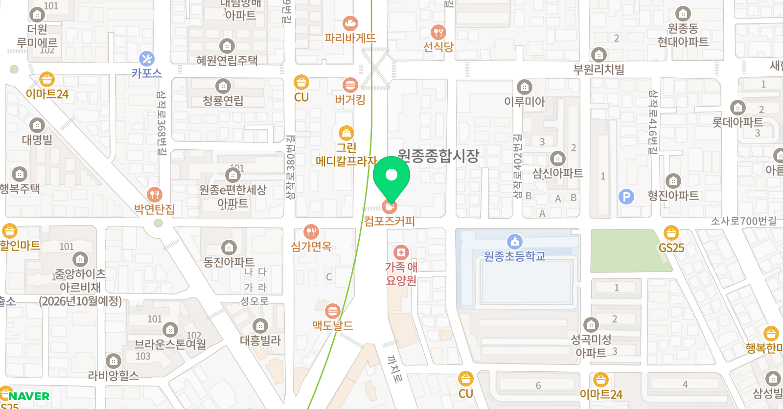 소리아이 피아노음악학원 위치