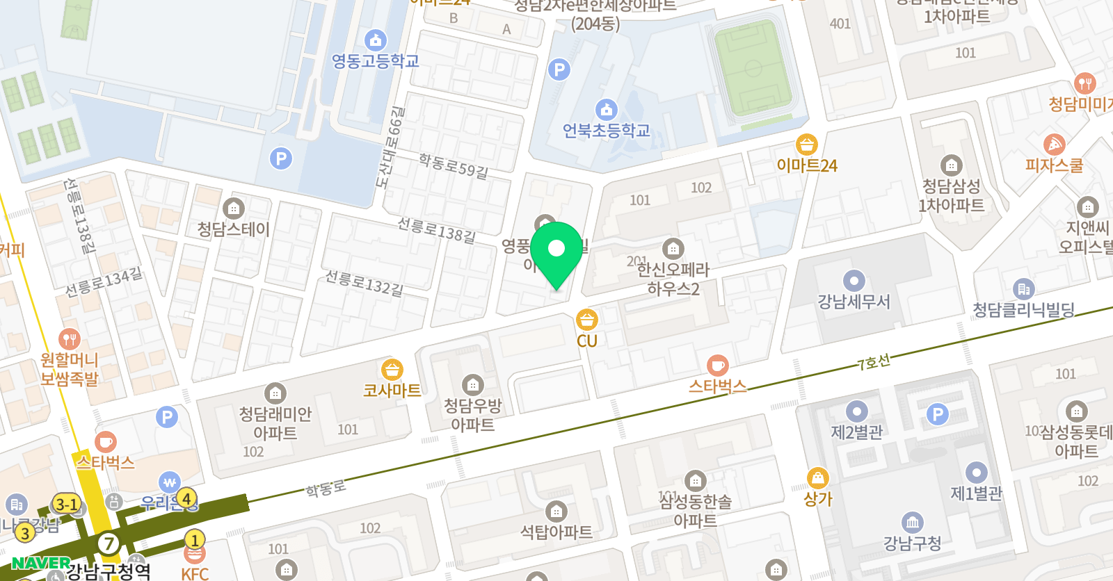 발자국소리가큰아이들 강남원 위치