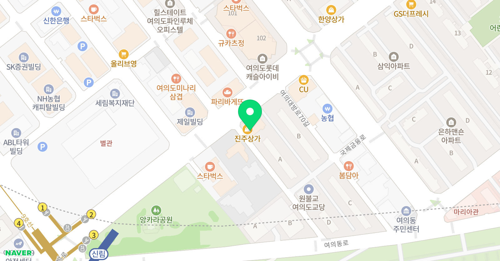 어반드로우 화실 위치