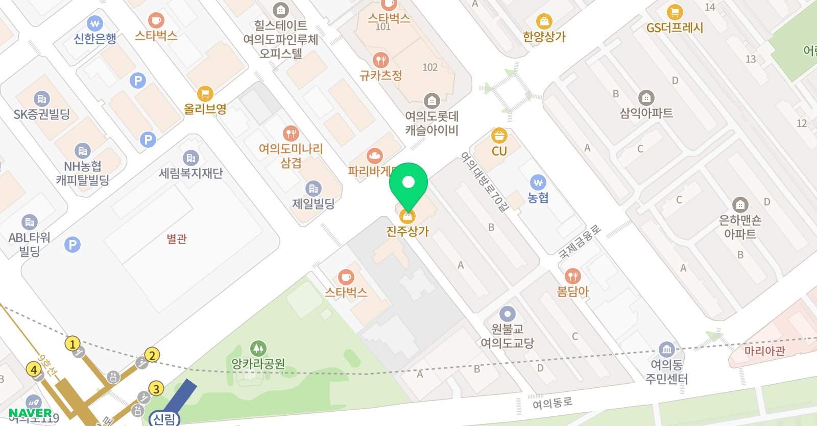 리드인 논디쌤학원 위치