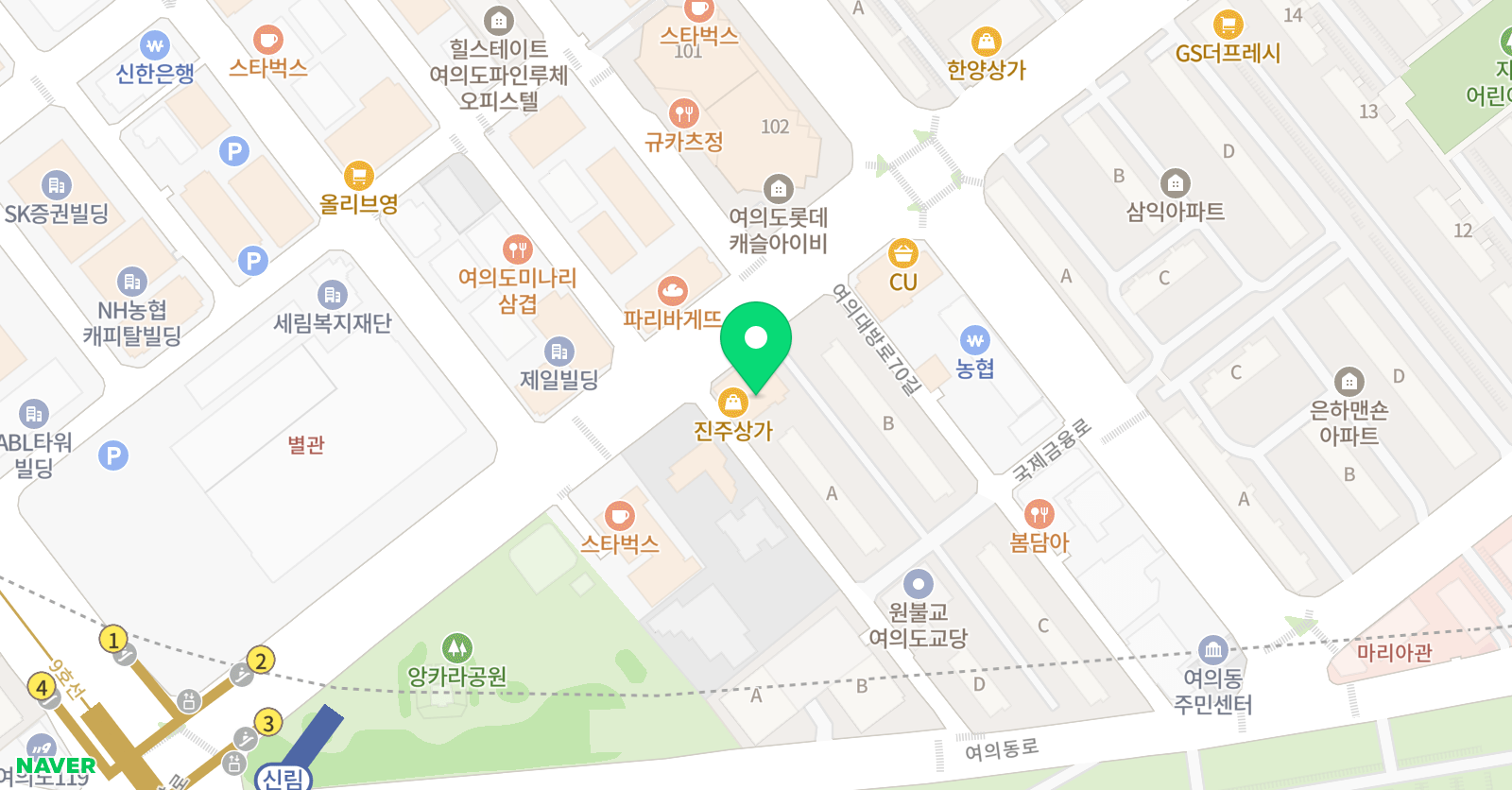 뿌앙 발레 아카데미 위치