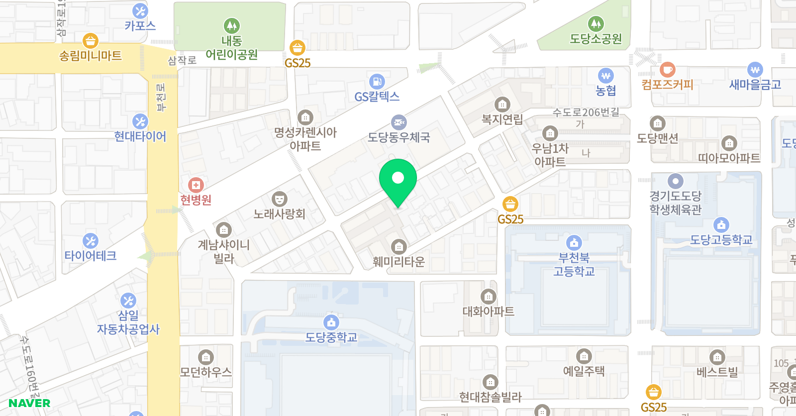 에듀아이엔지 보습음악학원 위치