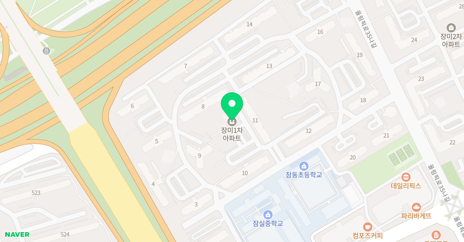 닥터정이 클래스 잠실신천 보습학원 위치