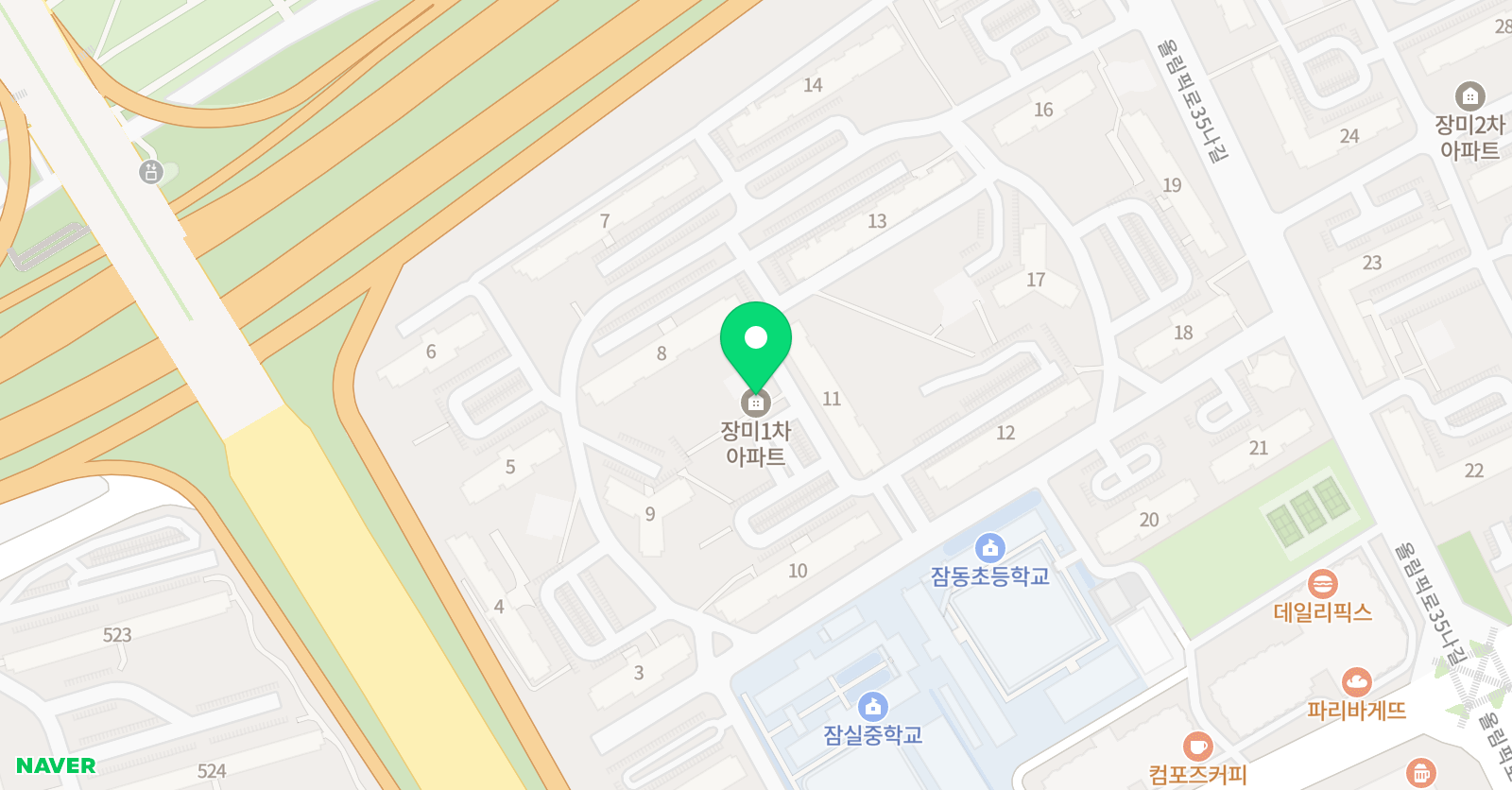 잠실 피카소 미술교습소 위치