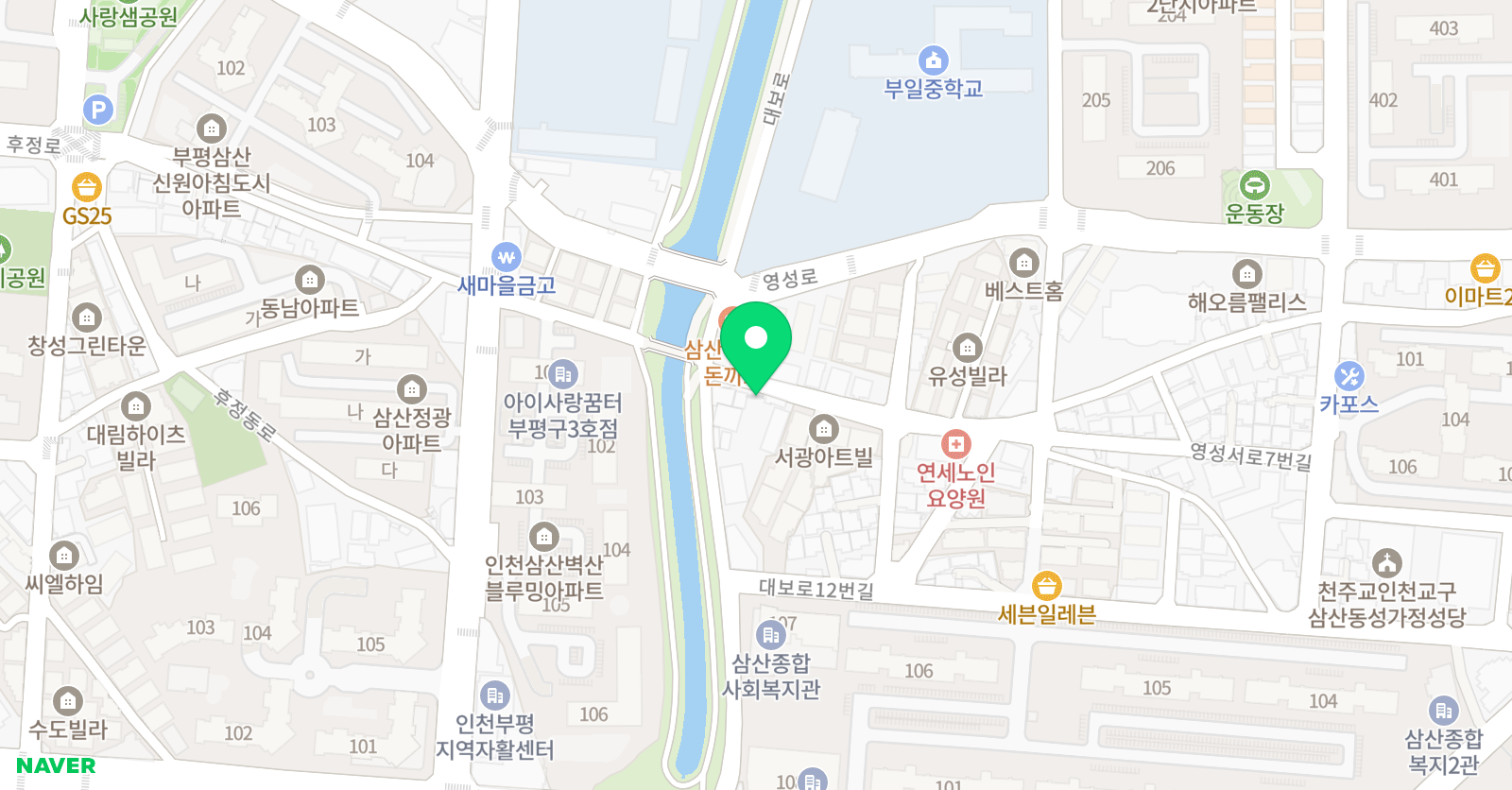 MIN스포츠아카데미 위치