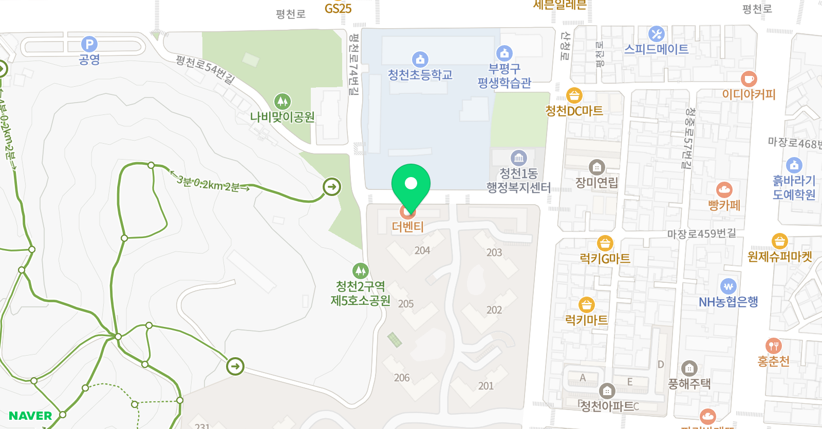 부평멘토 태권도장 위치