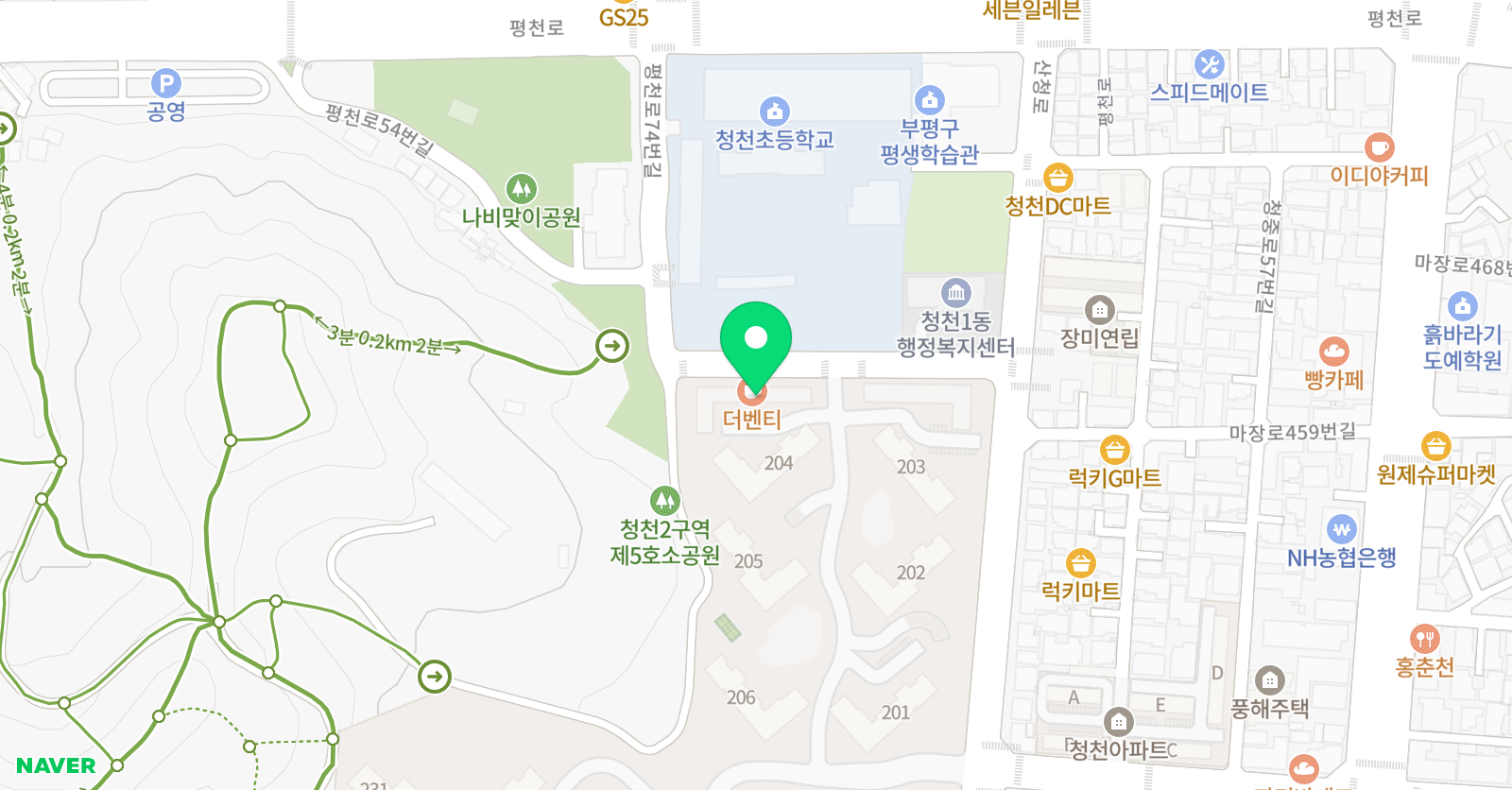 이랑 피아노학원 위치