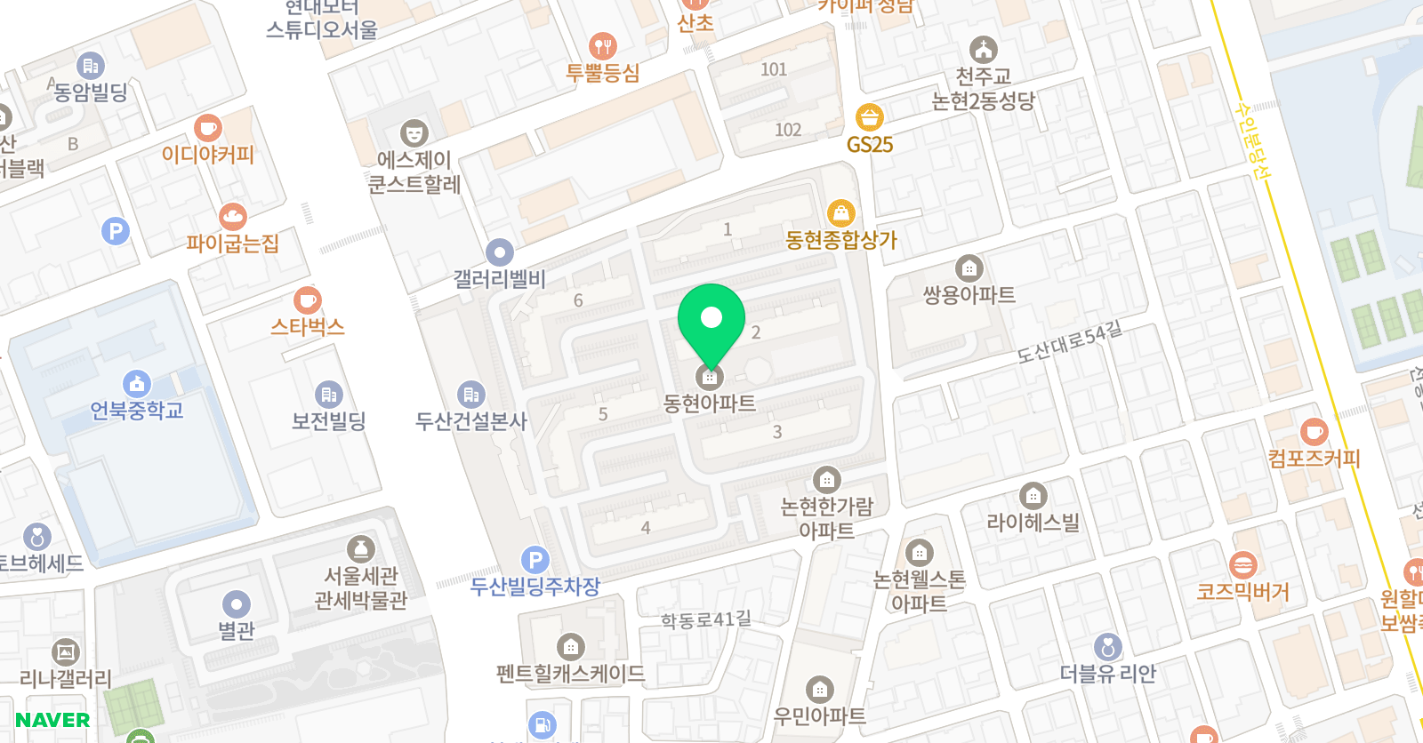 동현 음악학원 위치