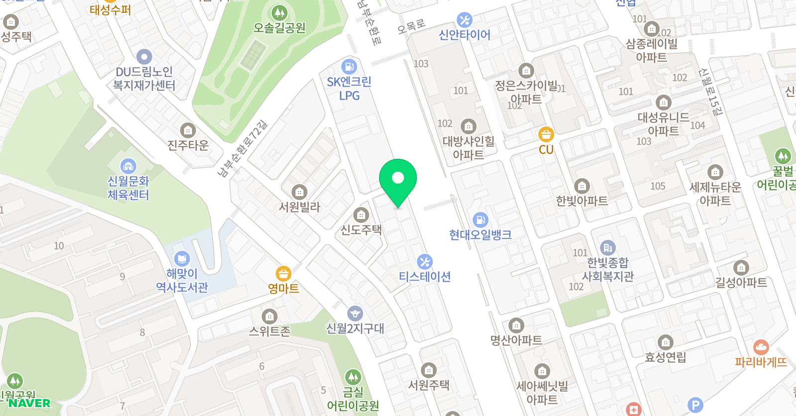 준 실용음악학원 위치