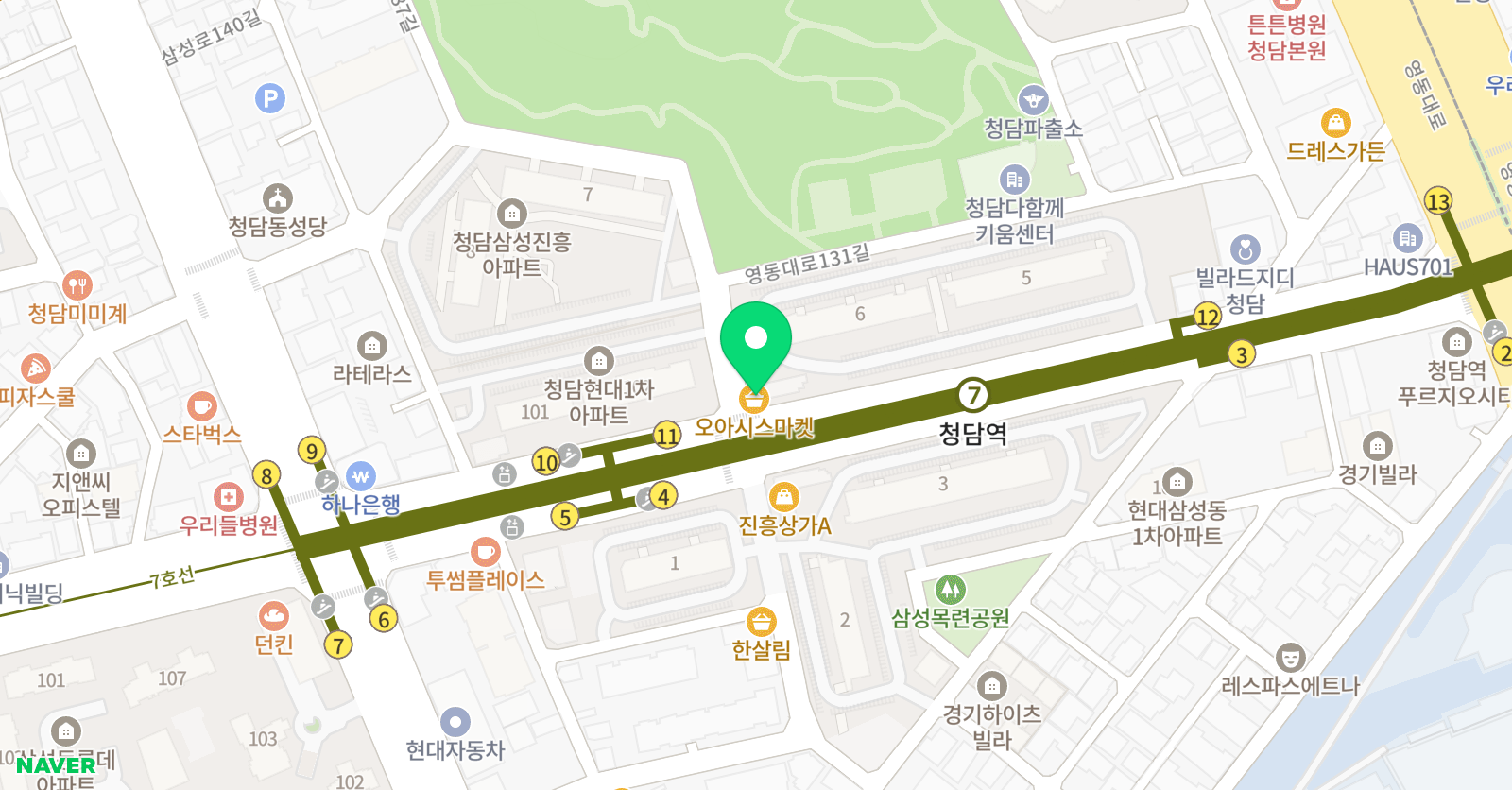 공간 미술 위치