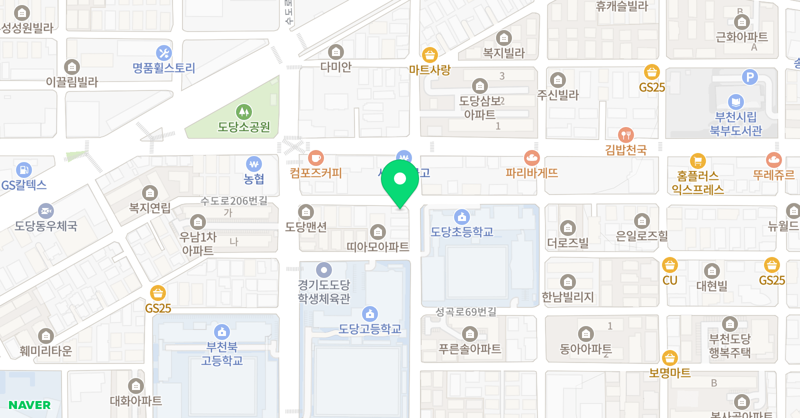 뮤엠 영어 도당점 위치