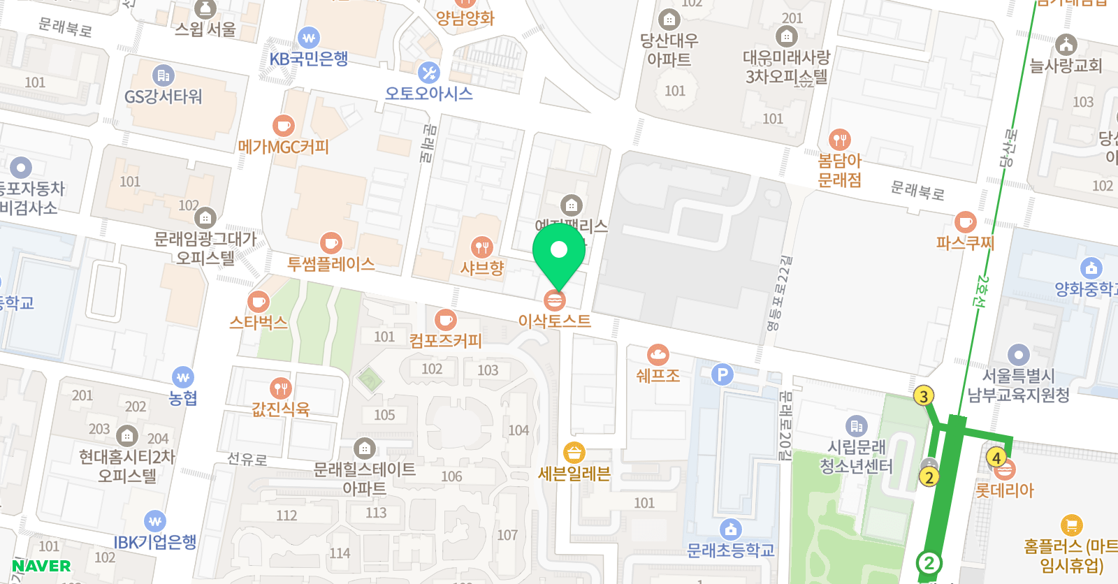 글샘 국어교습소 위치