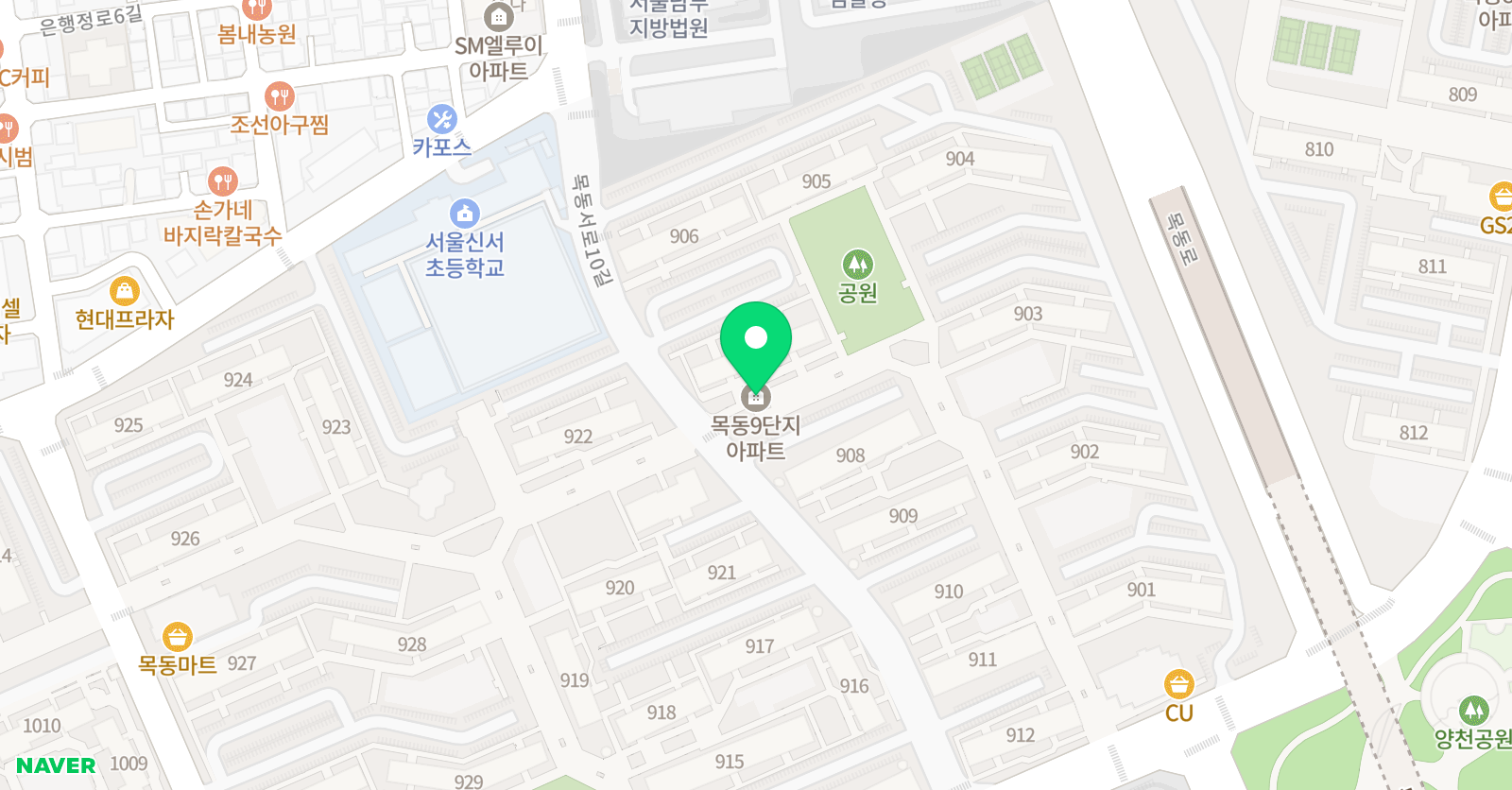책통클럽 목동9단지센터 위치