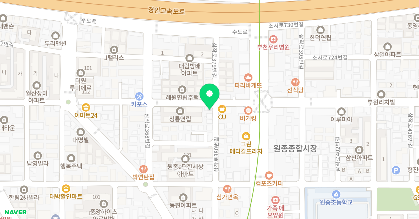 쥬니어앤씨 미술학원 위치