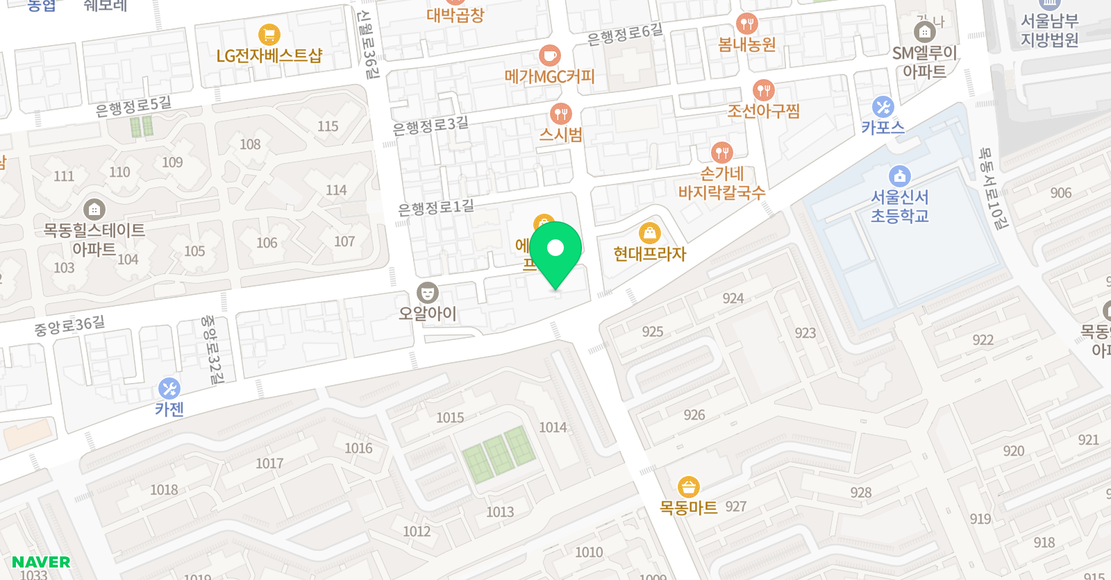 칸스 음악학원 위치