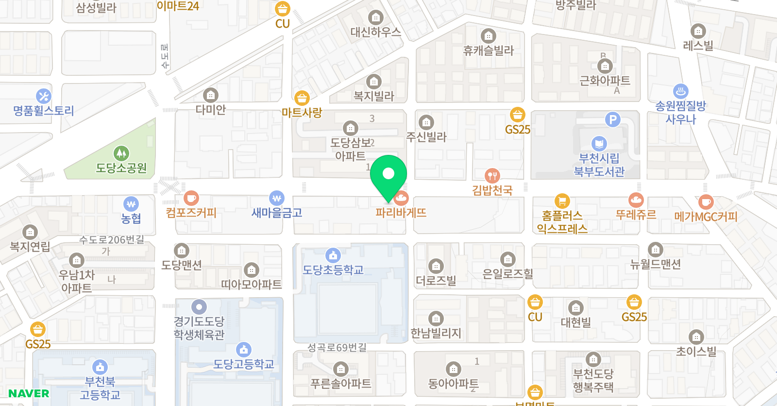 홍 수학영어입시진학지도학원 위치