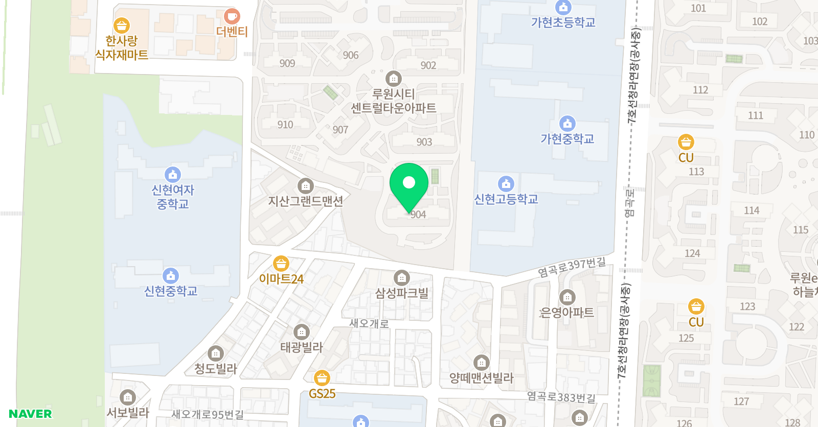 아소비 인천 루원센트럴타운점 위치