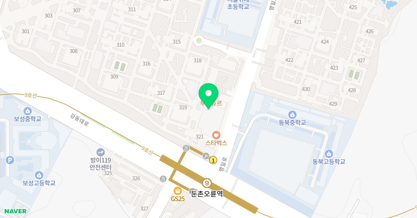 포레온에꼴드에땅 미술 위치