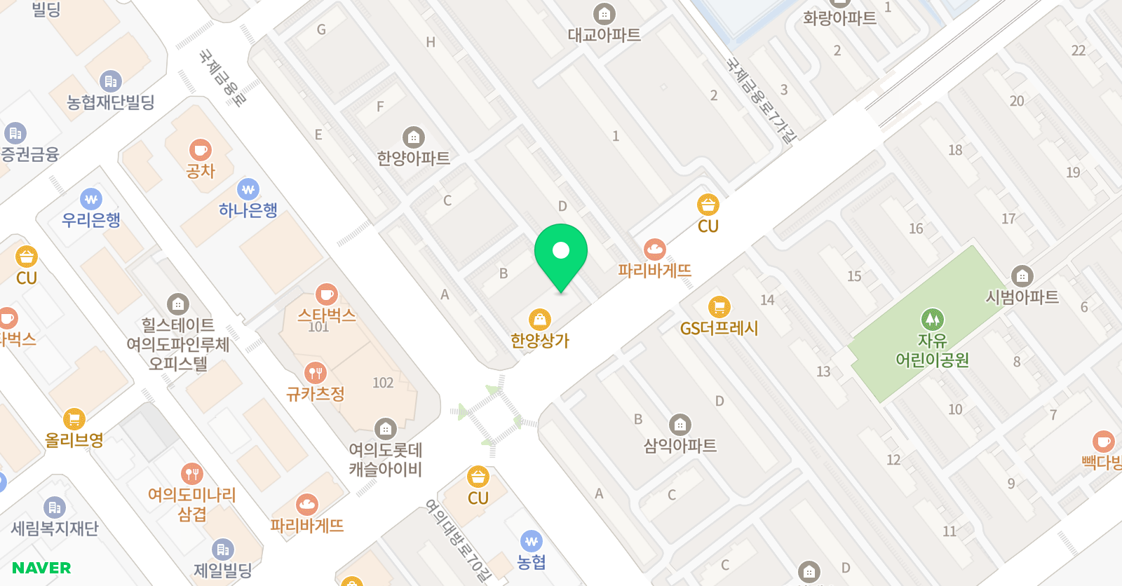 YBM ECC 여의도 위치
