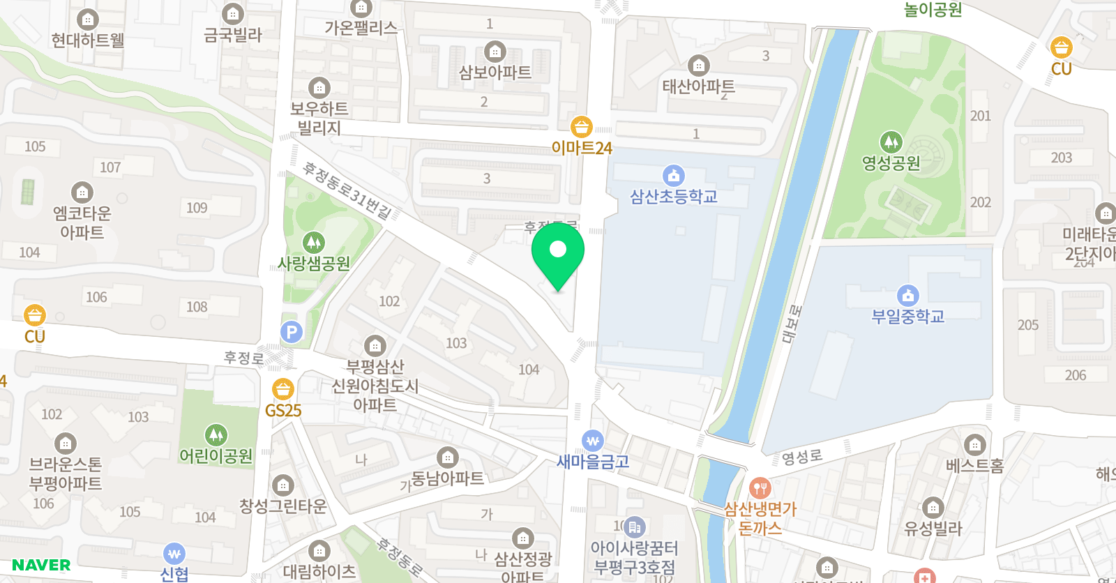 새청하 음악전문학원 위치