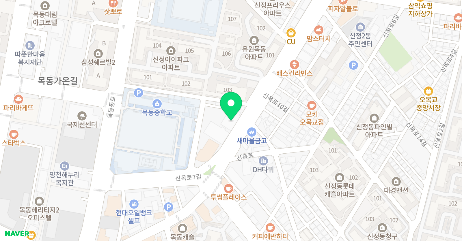 산꼭대기 미술학원 위치