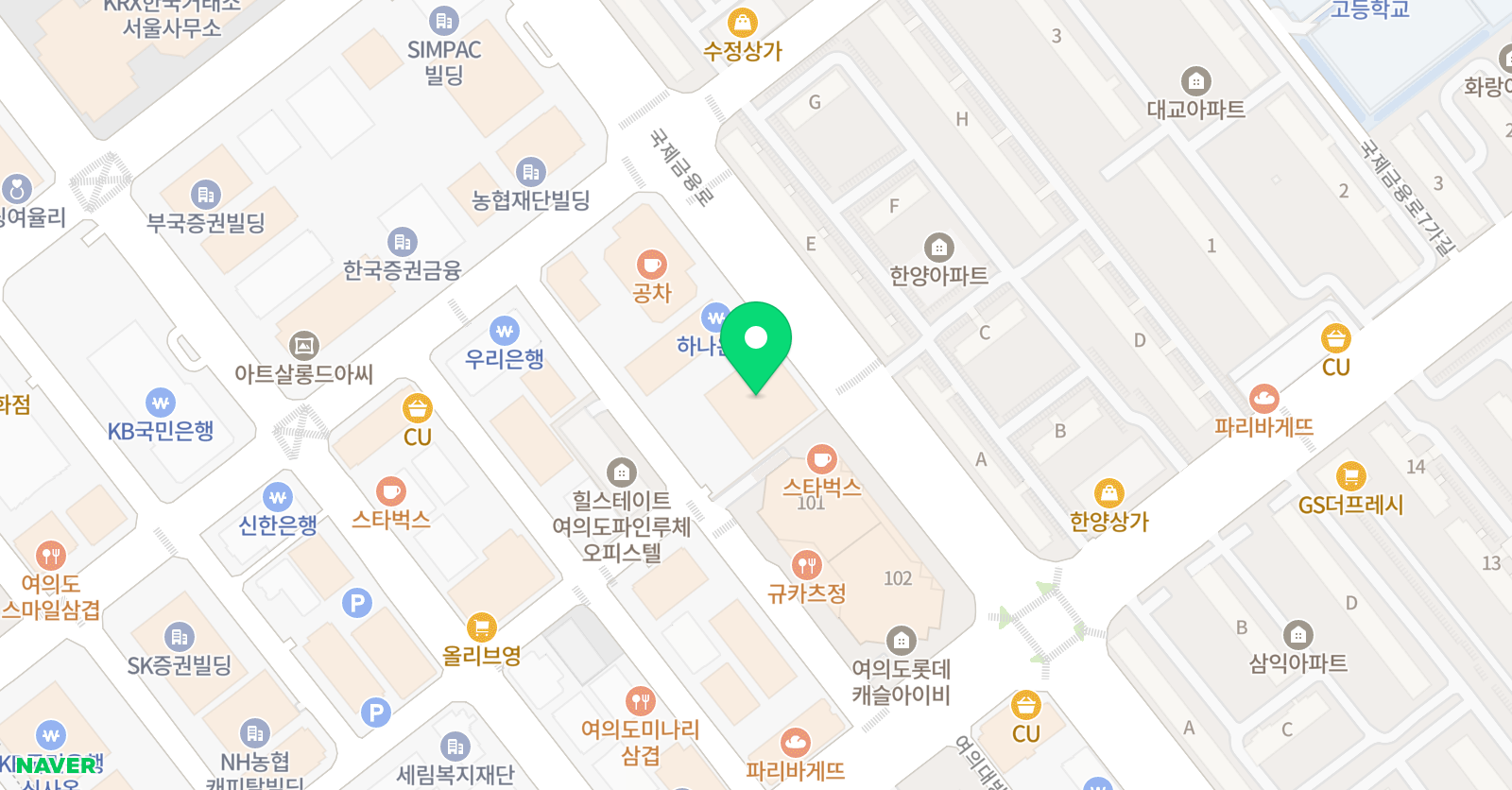 홍익 아트컬러미술학원 위치
