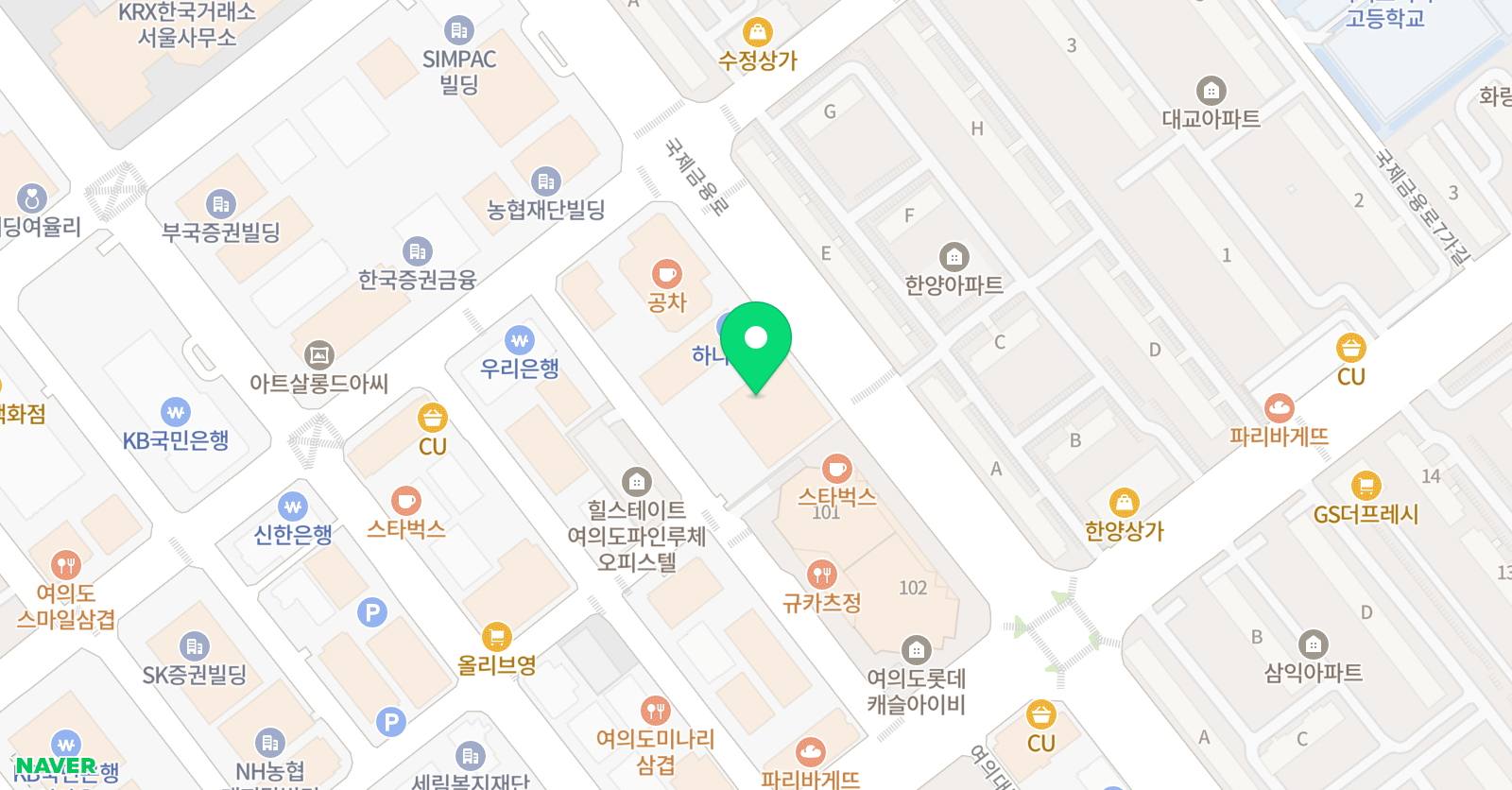 홍우 음악학원 위치