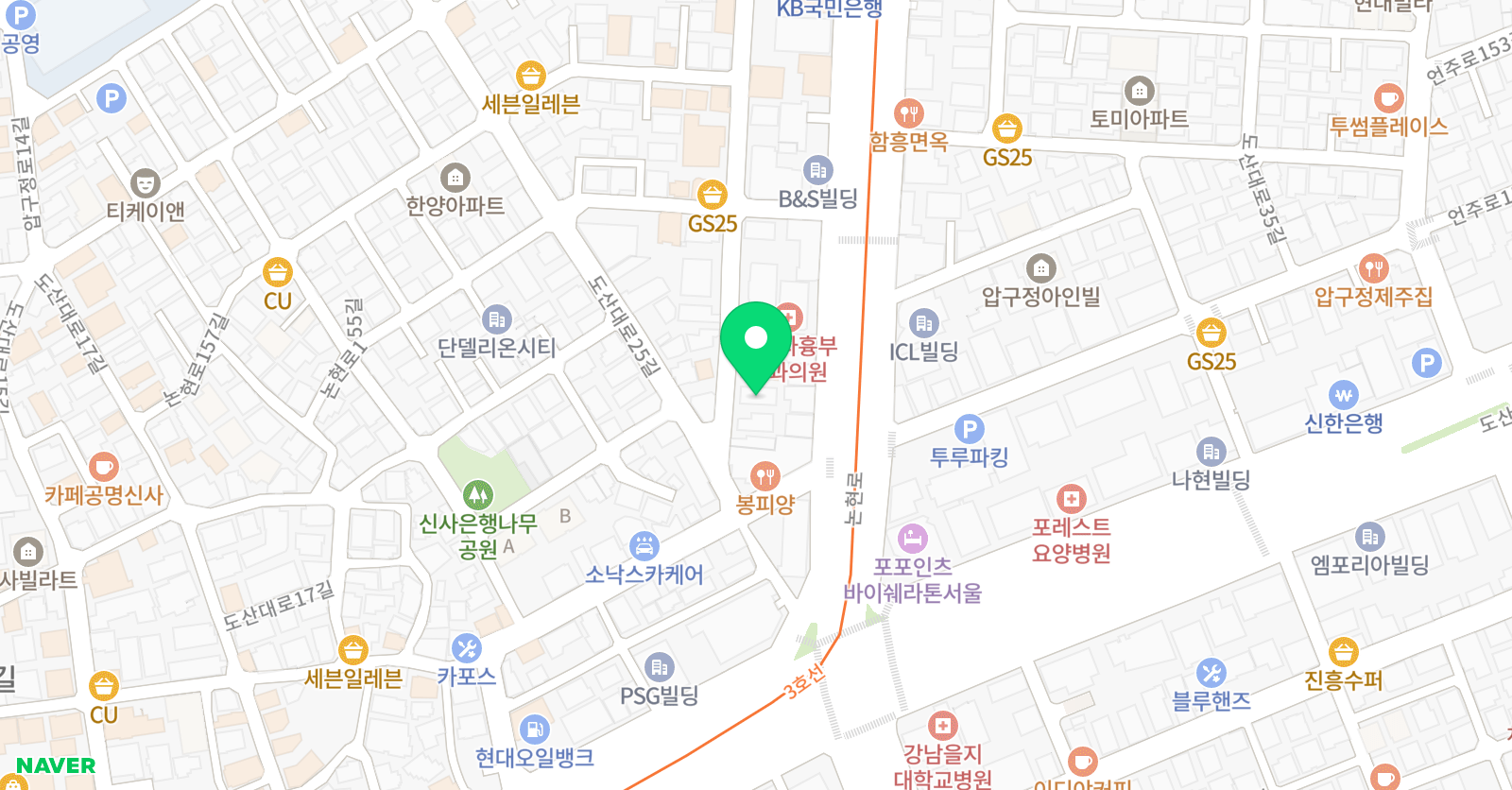 MLC 영어전문학원 위치