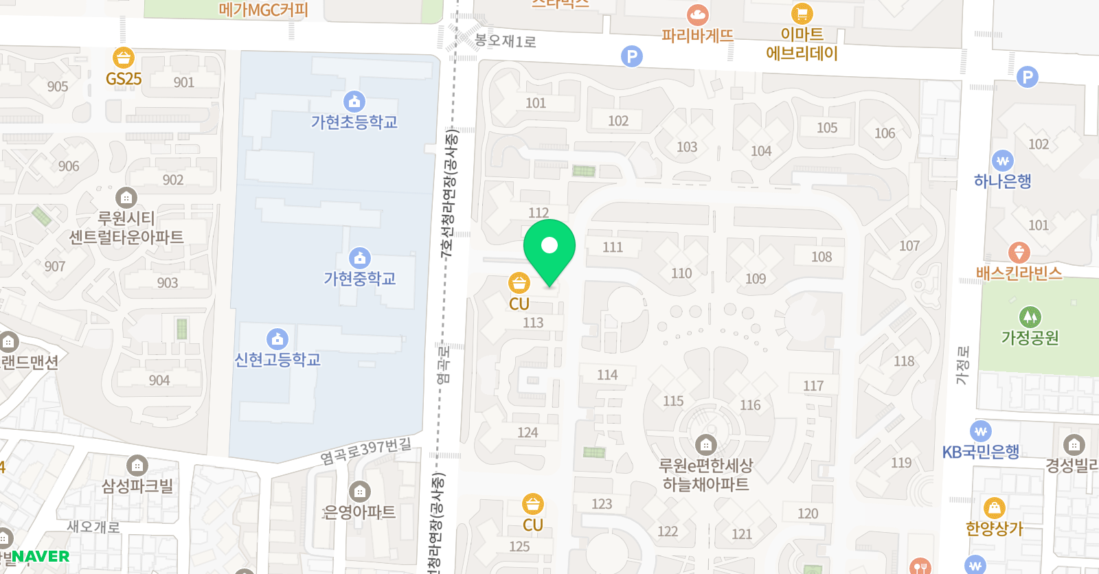 오브제아뜰리에 미술학원 위치
