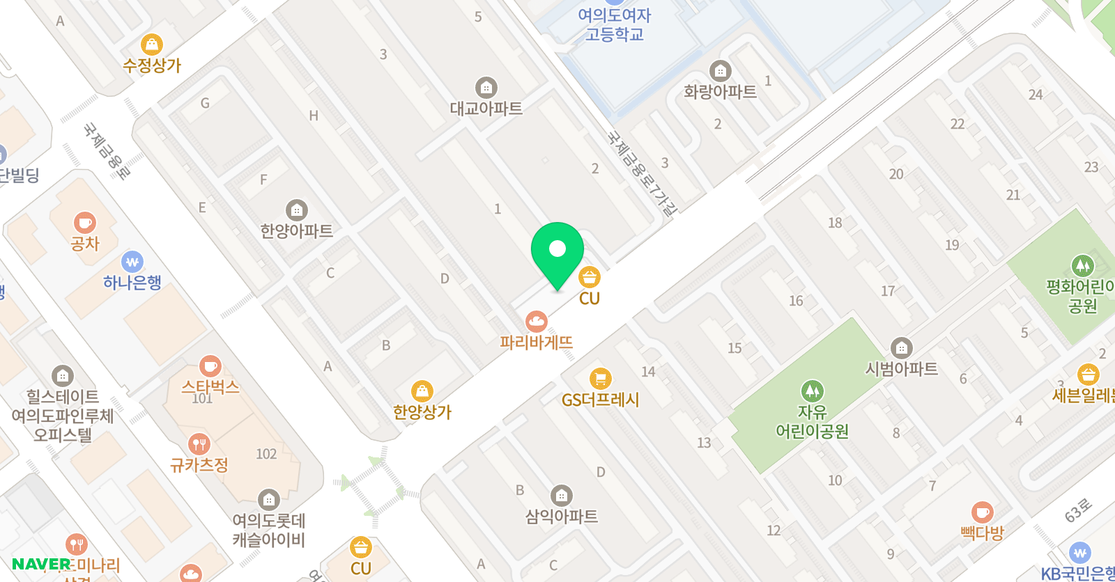 아트앤하트 여의도대교교육원 위치