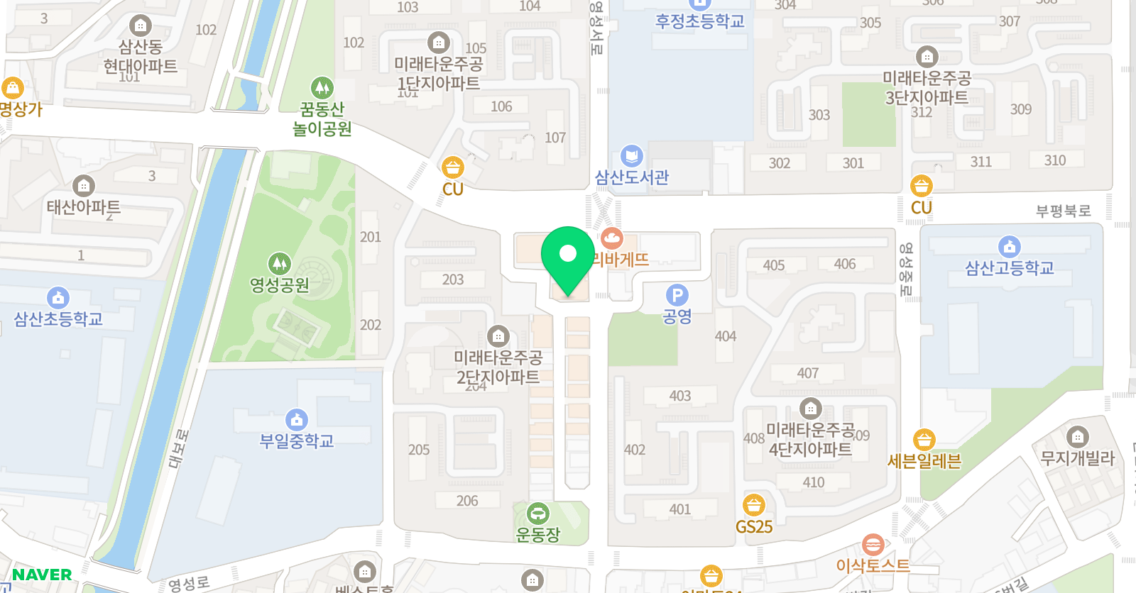 베스탑 학원 위치