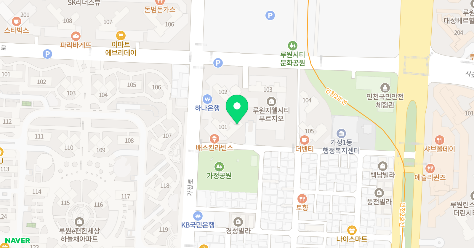 뮤직포레프리미엄 음악학원 위치