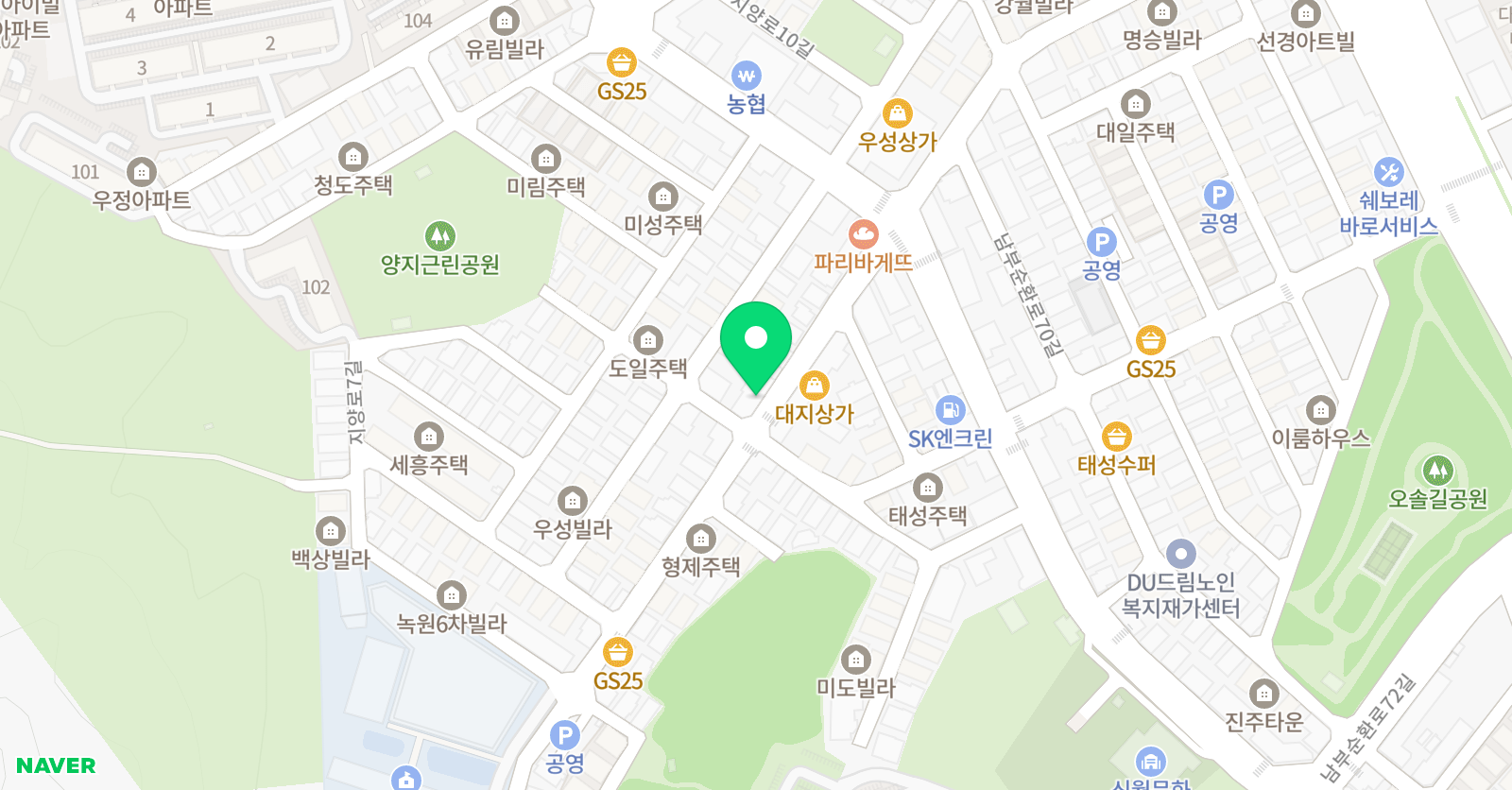 가온 태권스쿨 위치