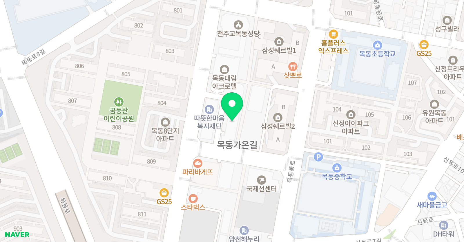 수리안 학원 위치