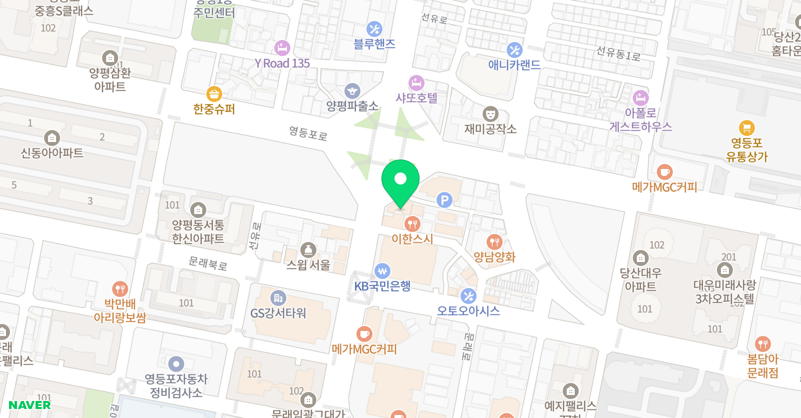일신 학원 문래캠퍼스 위치