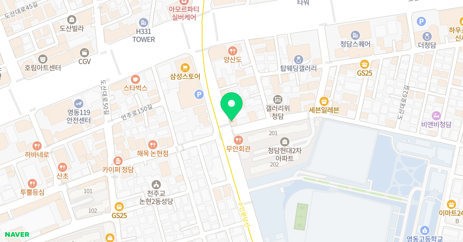 청담이화 무용학원 위치