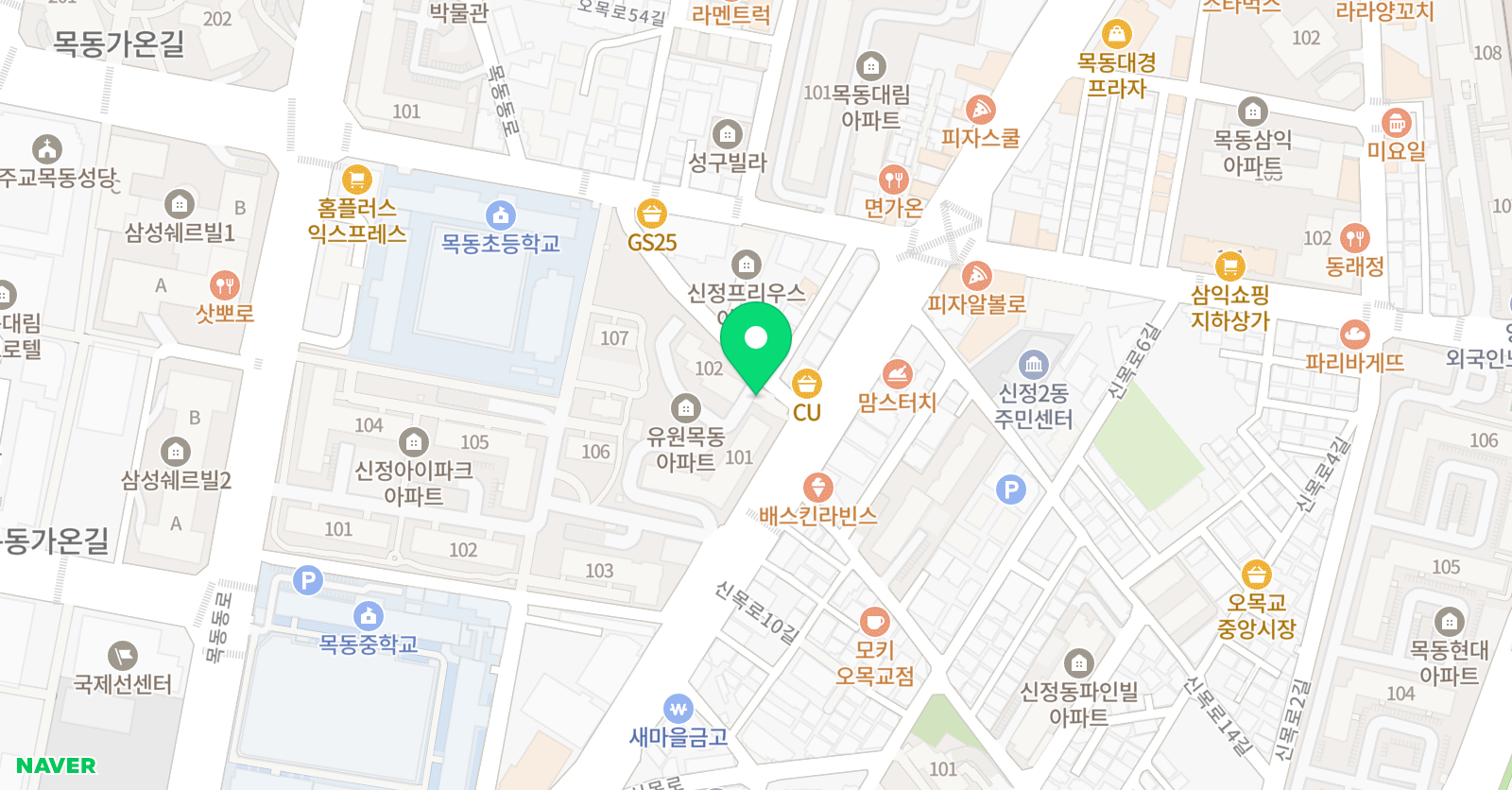 카이저 바이올린 위치