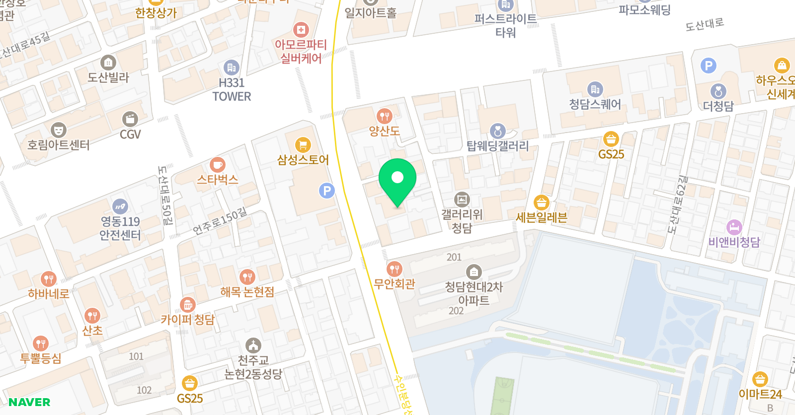 블룸스버리에듀케이션 청담본원 위치
